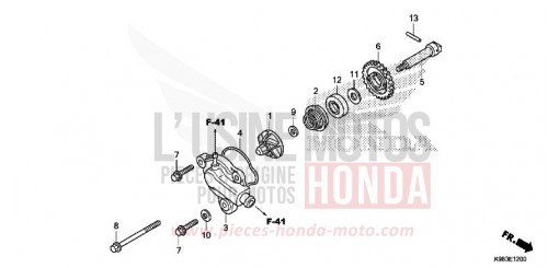 WATER PUMP CBF125NAJ de 2018